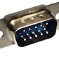 Conector VGA Macho HD15 15 Pines Soldable DE-15/M 31mm - Miniatura 2