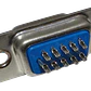 Conector VGA-H DB15 Hembra 15-Pin Soldable 31mm Requiere DB-CAP DE-15/H - Miniatura 2