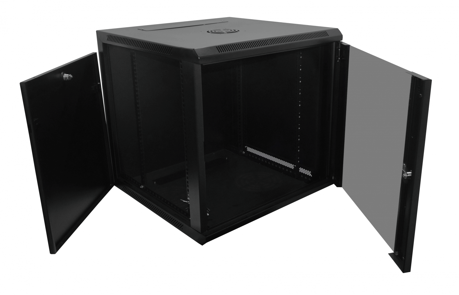 Gabinete Pared LINKMADE RK11-6L 11U Fondo 60cm Negro Rack 1