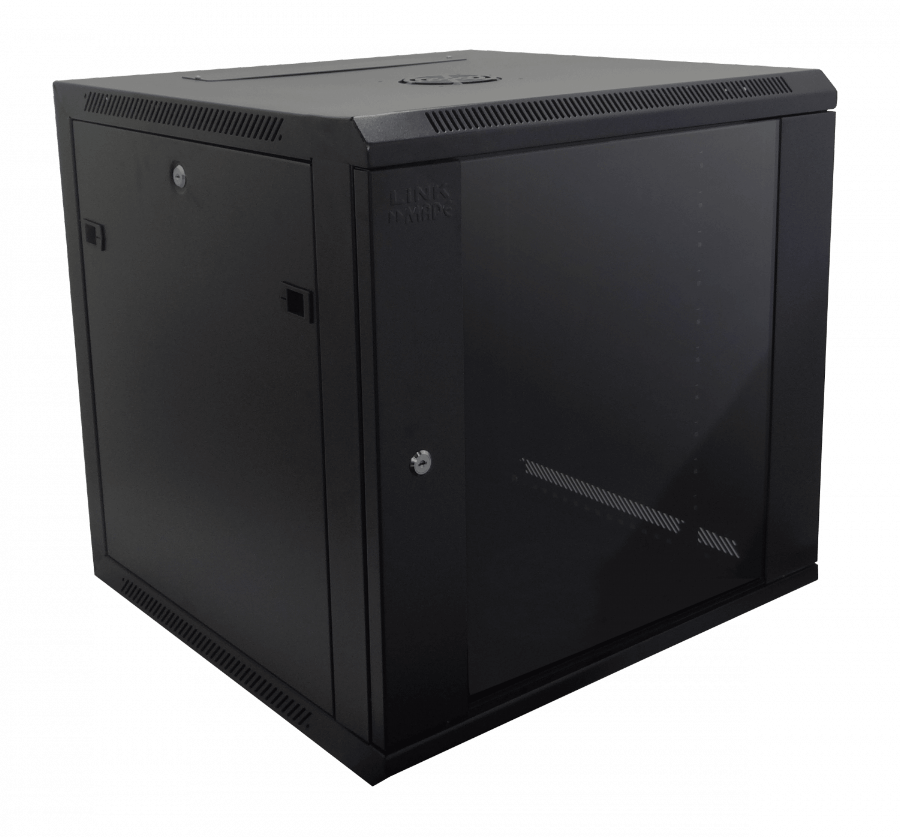 Gabinete Pared LINKMADE RK11-6L 11U Fondo 60cm Negro Rack 2