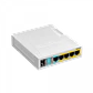 Switch Gigabit 5 Puertos, MikroTik RB260GSP, PoE, 1 SFP, VLAN, SwOS, Compacto, No Administrable - Miniatura 2