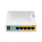 Switch Gigabit 5 Puertos, MikroTik RB260GSP, PoE, 1 SFP, VLAN, SwOS, Compacto, No Administrable - Miniatura 5