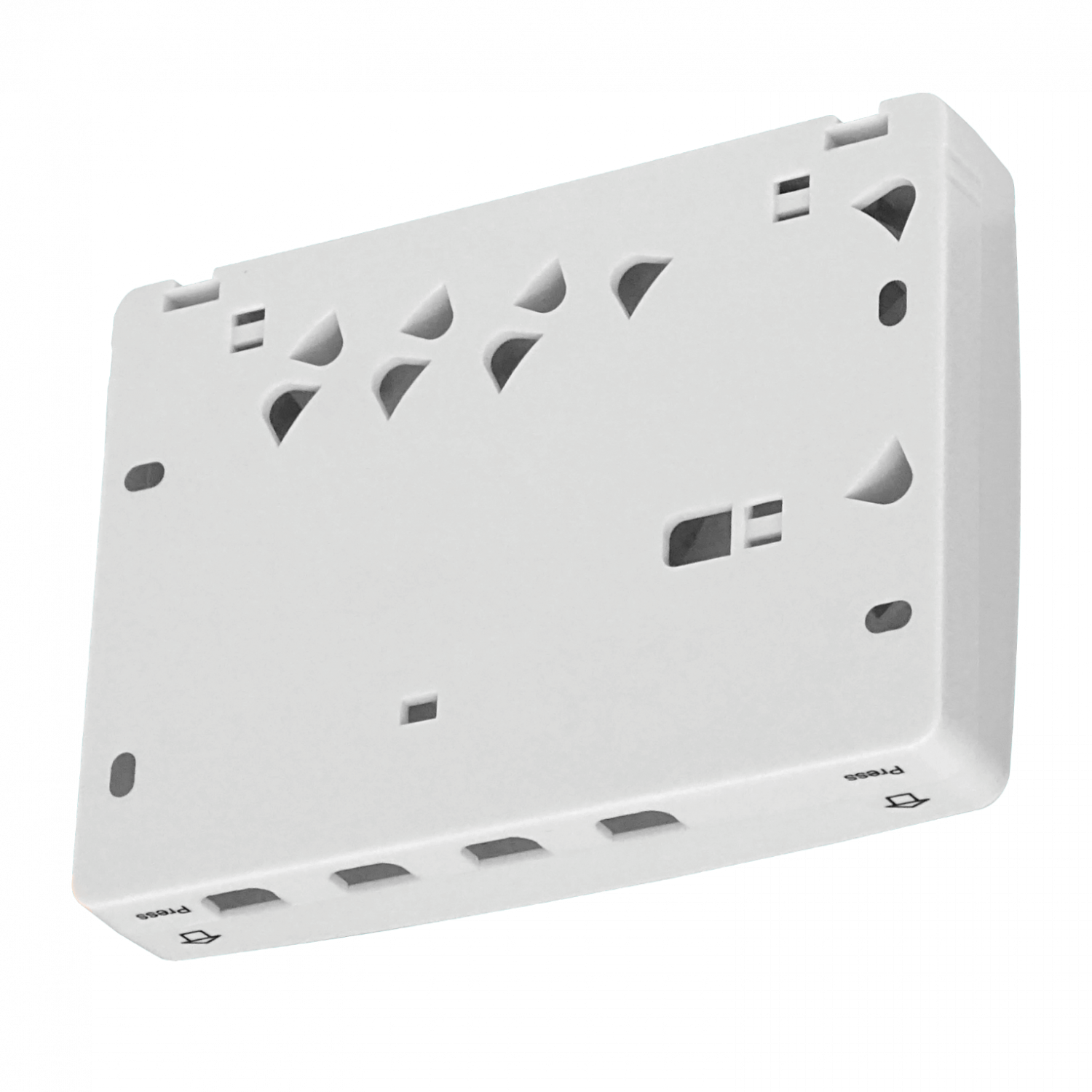 Caja de Terminación de Fibra Óptica 4 Puertos IP20 Blanca - BOX-4C 1