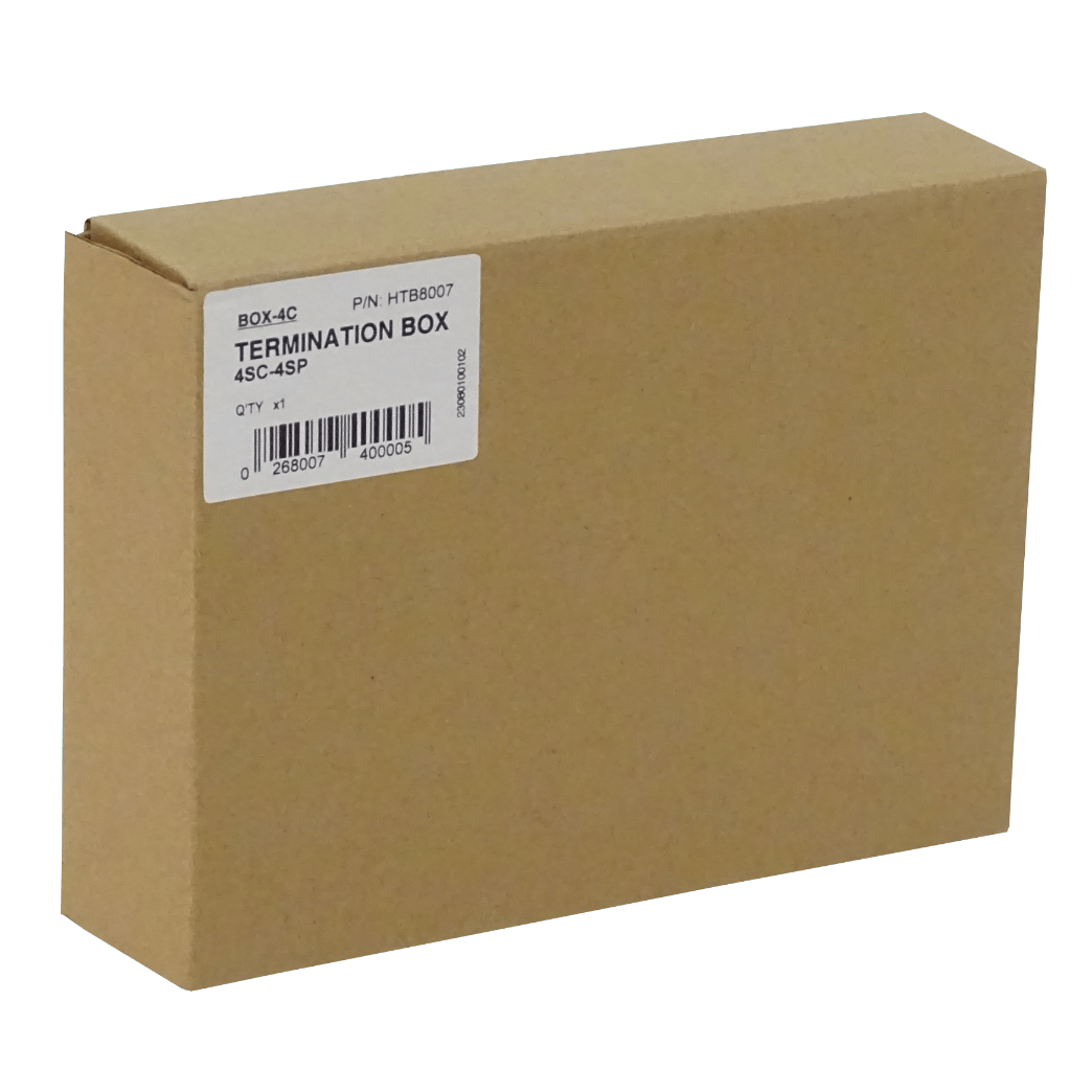 Caja de Terminación de Fibra Óptica 4 Puertos IP20 Blanca - BOX-4C 3