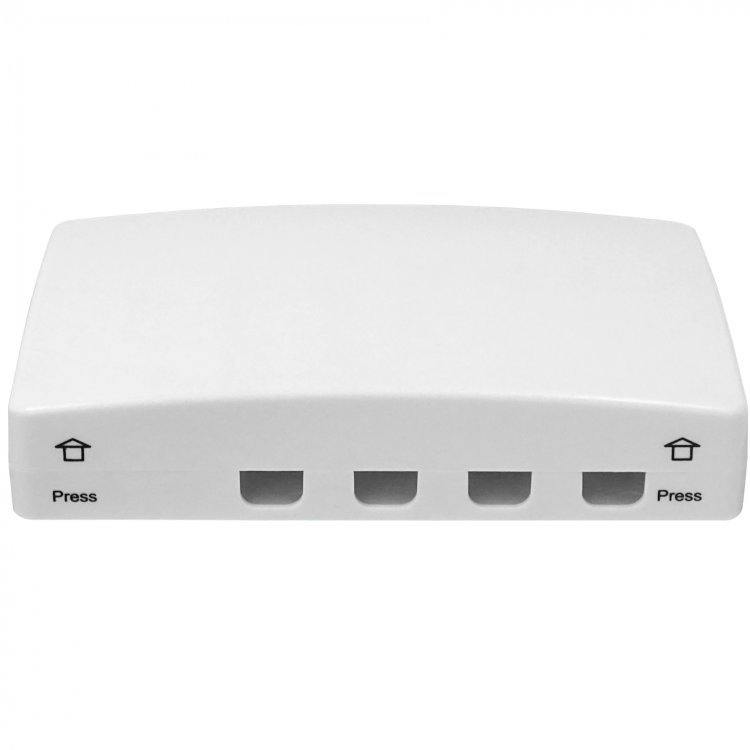 Caja de Terminación de Fibra Óptica 4 Puertos IP20 Blanca - BOX-4C 5