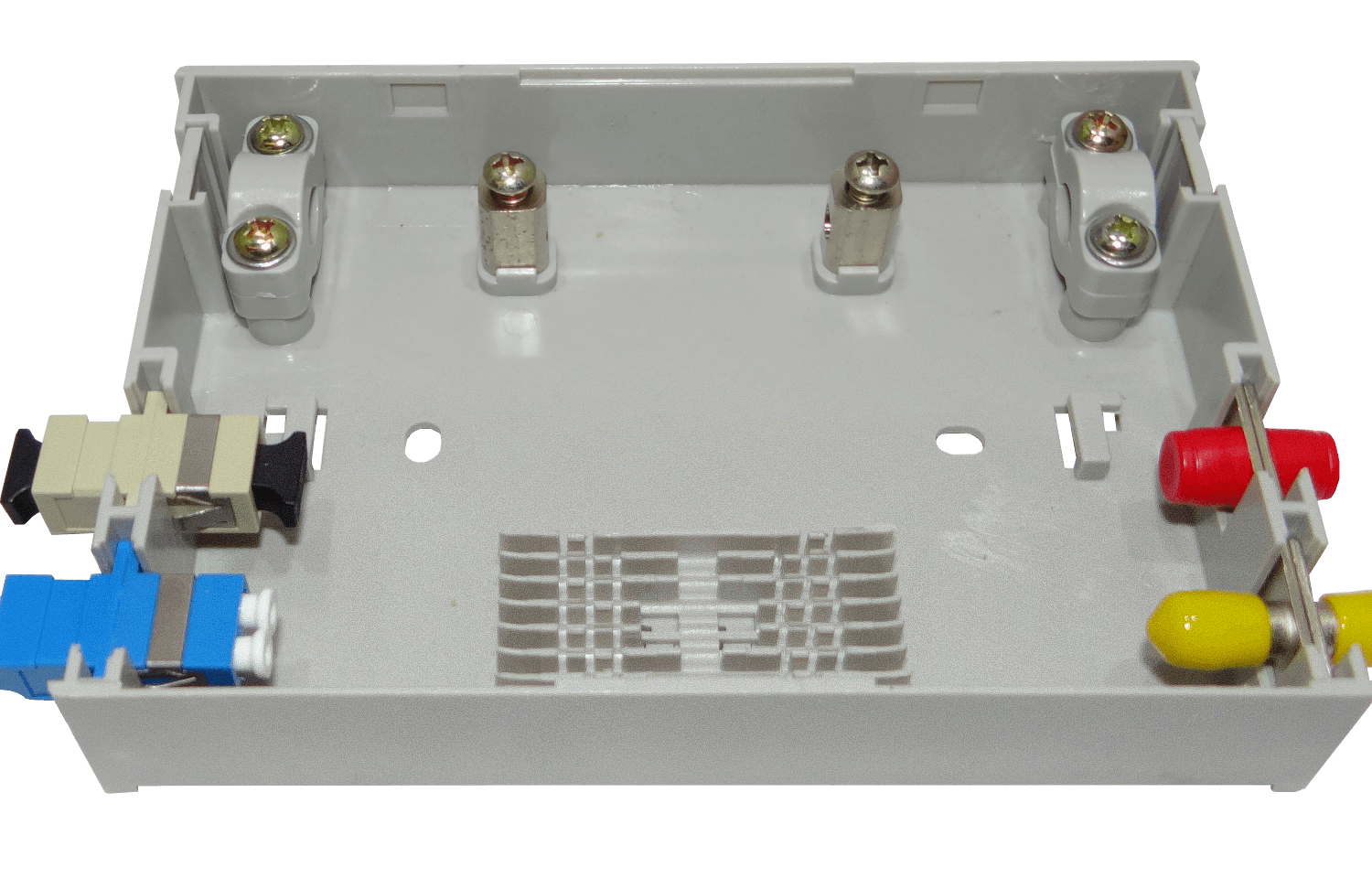 Caja de Terminación de Fibra Óptica 6 Puertos IP20 Gris - BOX-6C 6