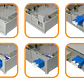 Caja de Terminación de Fibra Óptica 6 Puertos IP20 Gris - BOX-6C - Miniatura 7