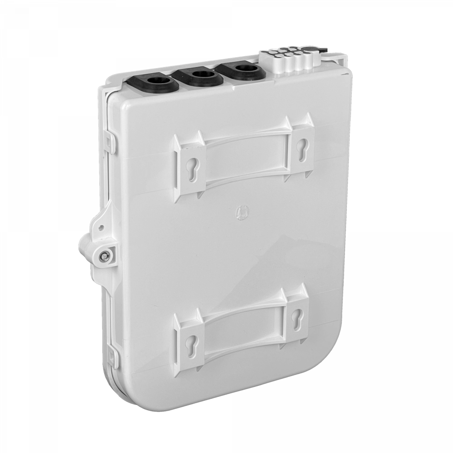 Caja NAP de Fibra Óptica 8 Puertos IP65 Blanca - BOX-2-8C 1