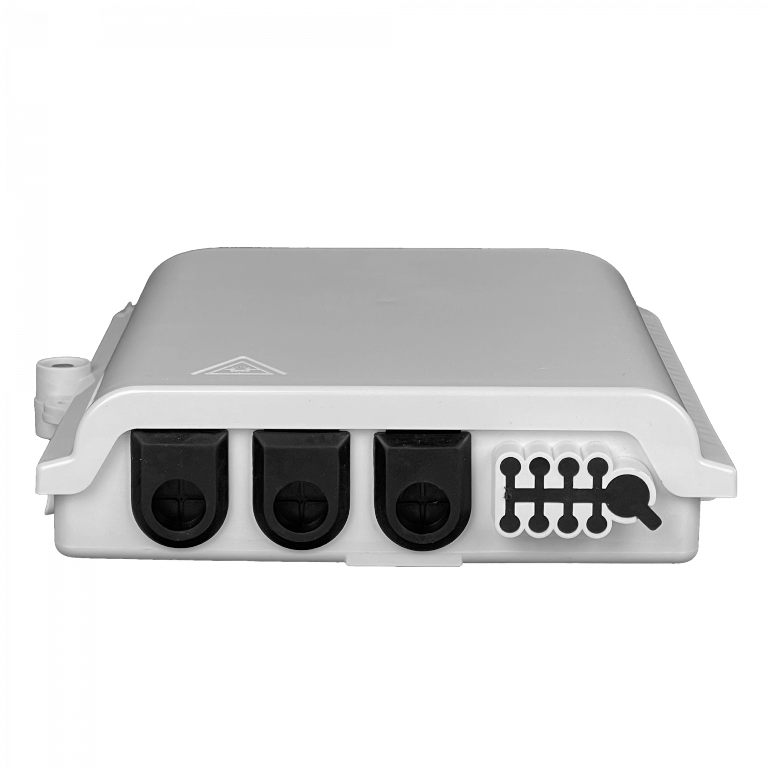 Caja NAP de Fibra Óptica 8 Puertos IP65 Blanca - BOX-2-8C 3