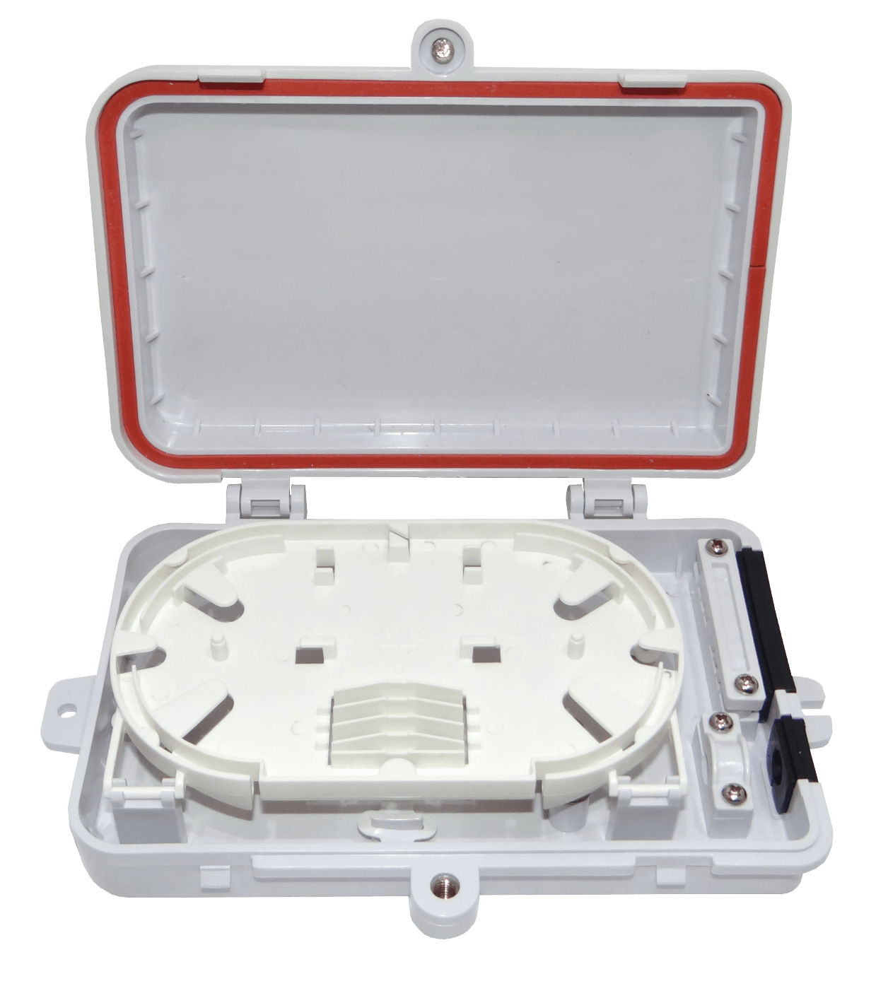 Caja NAP de Fibra Óptica 6 Puertos Rectangular IP65 - BOX-1-6C 4