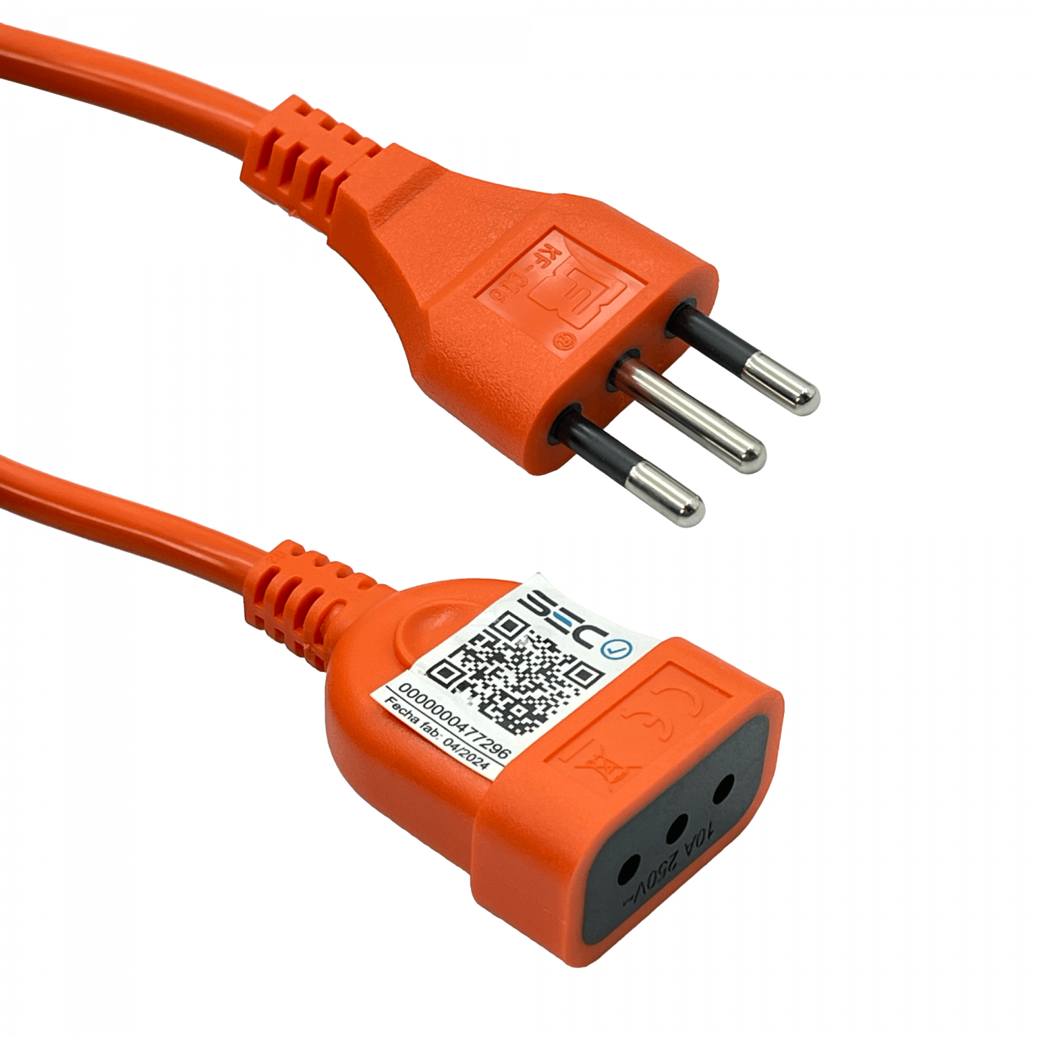 Extensión Eléctrica Macrotel, Largo 5 Metros, 2500W 3