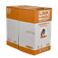 Caja Cable LINKMADE Cat6 UTP Rojo 305mt Unifilar Cobre - Miniatura 4