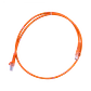 LINKMADE 1MT CAT6 NARANJO LSZH CABLE PATCH INYECTADO MULTIFILAR - Miniatura 3