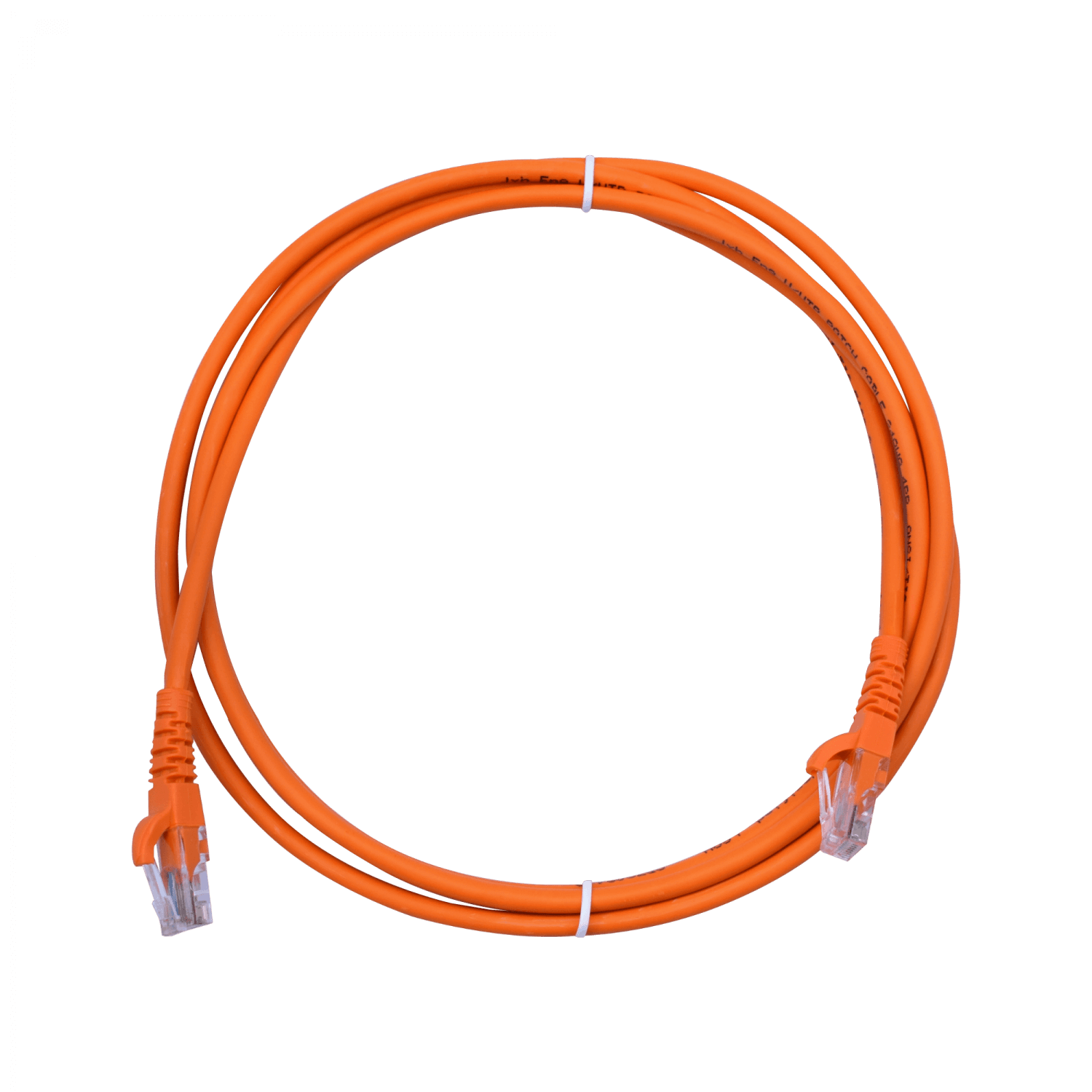 Cable Patch LINKMADE Cat6 Naranjo LSZH 2m Inyectado Multifilar para Redes Profesionales 3