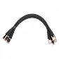 Pack x4 Cable Patch LINKMADE Cat6 S/FTP 30cm Negro LSZH Inyectado Multifilar - Miniatura 3