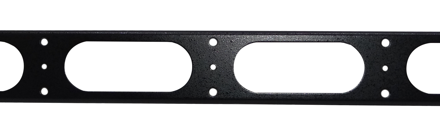 Tapa Cubre Espacio LINKMADE RAP-1A 1U Negro Fierro Aperturas Rack 1