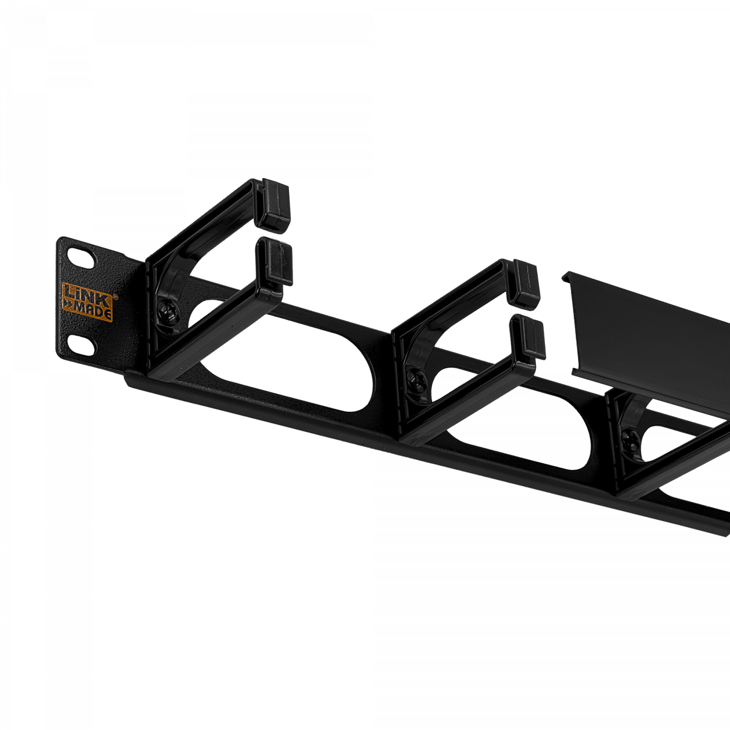 Base Metalica con Tapa Plastica LINKMADE RAD-1APL 1U para Rack 19 Aperturas Ordenador 3