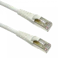 Pack x4 Cable Patch LINKMADE Cat6 F/UTP 0.5mt Blanco LSZH Inyectado Multifilar - Miniatura 1