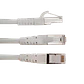 Pack x4 Cable Patch LINKMADE Cat6 F/UTP 0.5mt Blanco LSZH Inyectado Multifilar - Miniatura 2