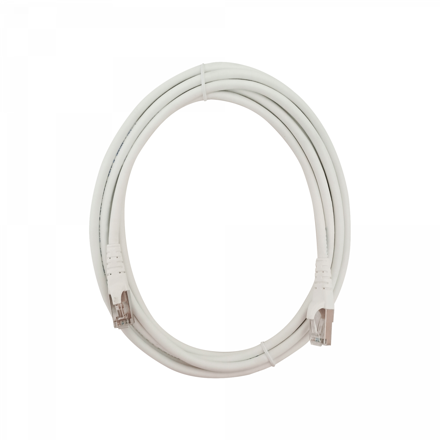 Cable Patch LINKMADE Cat6 F/UTP 3mt Blanco LSZH Inyectado Multifilar 2