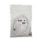 Cable Patch LINKMADE Cat6 F/UTP 3mt Blanco LSZH Inyectado Multifilar - Miniatura 5