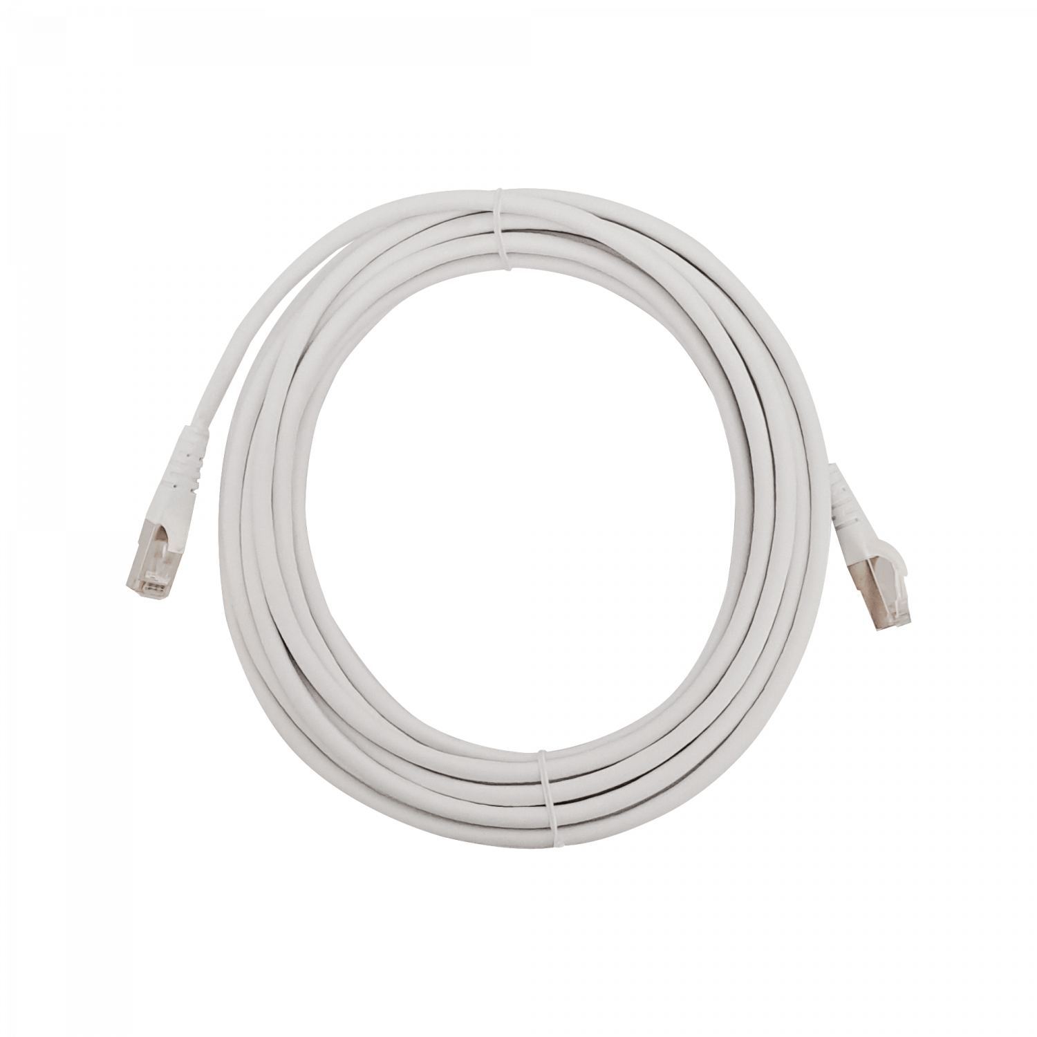 Cable Patch LINKMADE Cat6 F/UTP 5mt Blanco LSZH Inyectado Multifilar 3