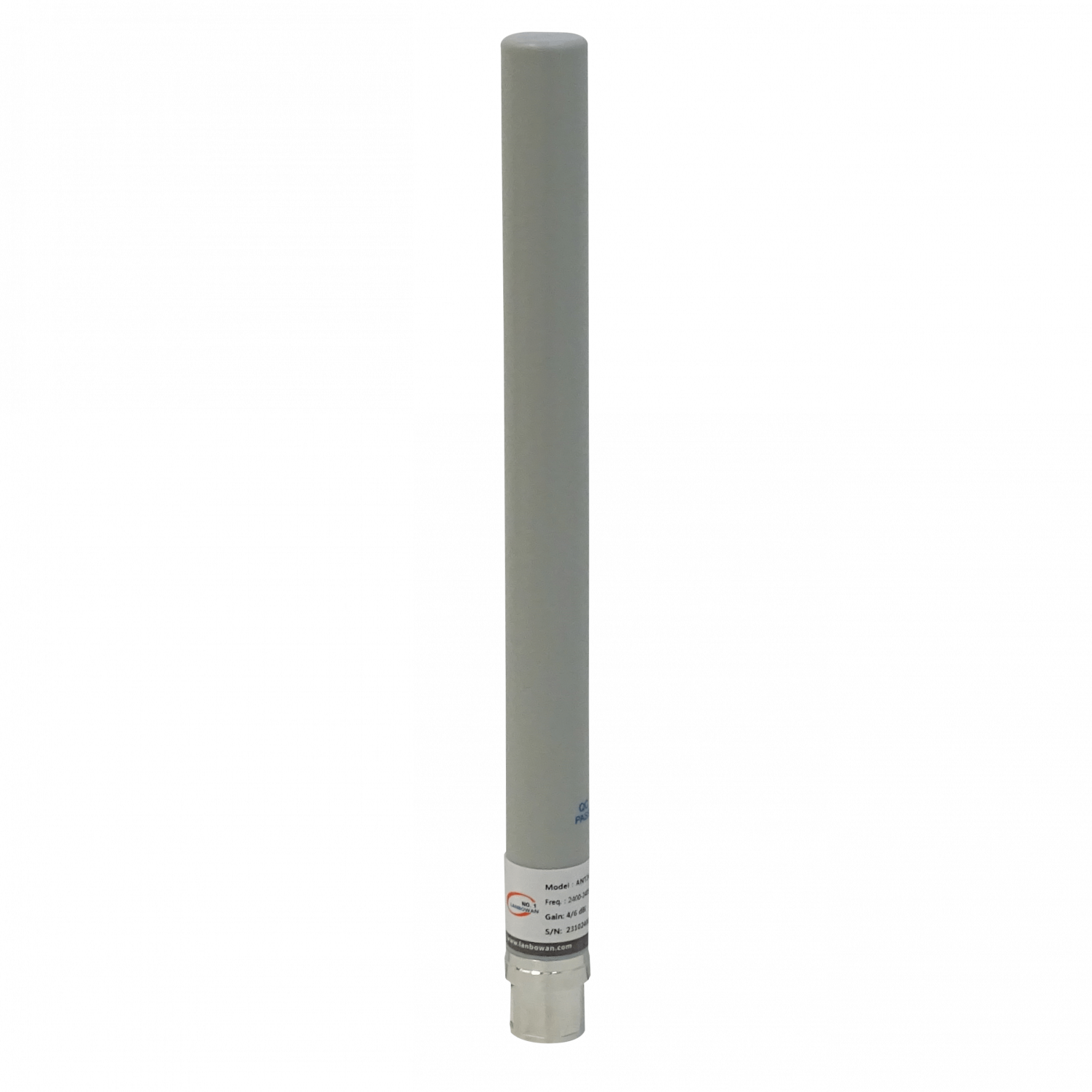 Antena Omni 4dBi/2,4GHz-2,48GHz 6dBi/5,15-5,85GHz 60º N-Macho 20x220mm 1
