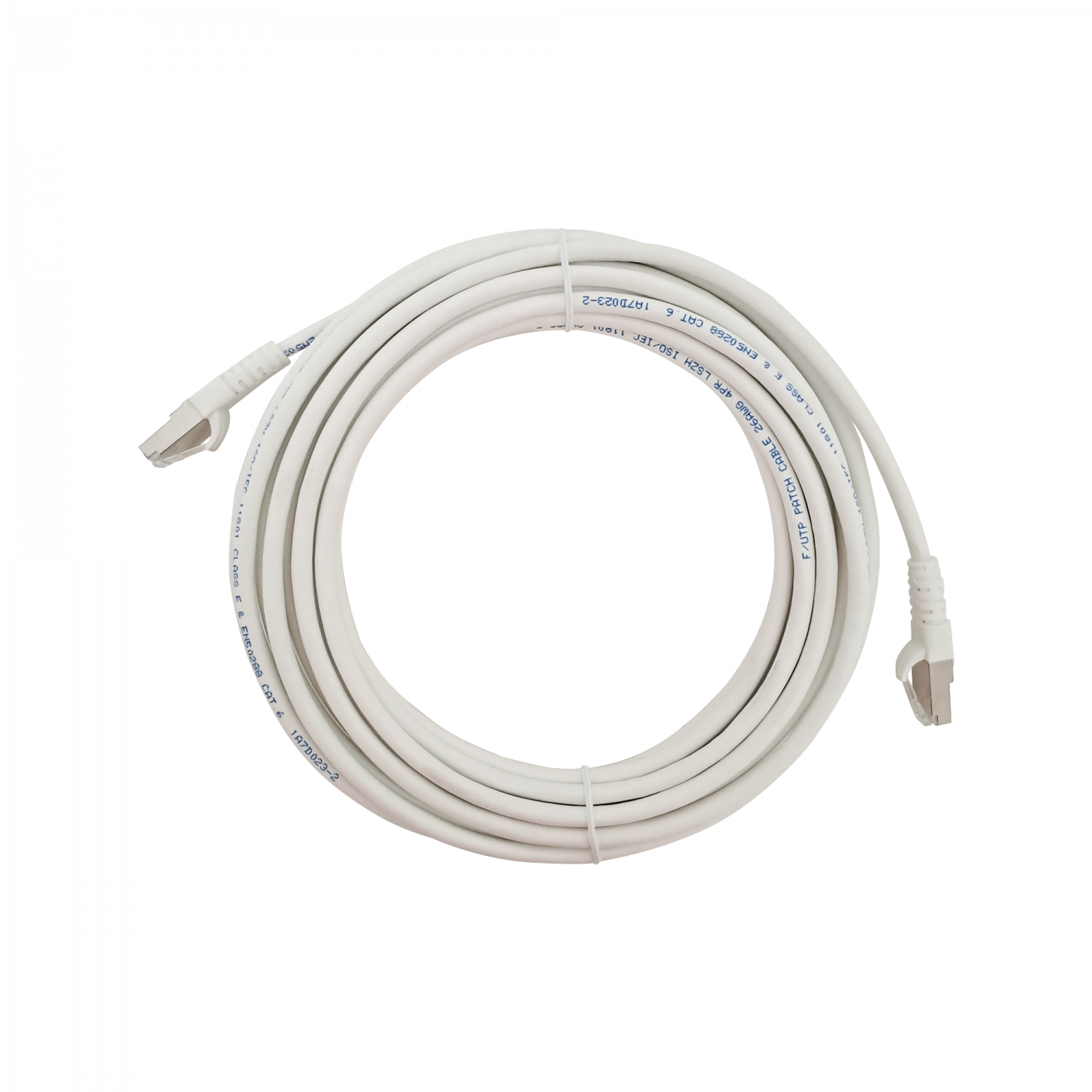 Cable Patch LINKMADE Cat6 F/UTP 7mt Blanco LSZH Inyectado Multifilar 5
