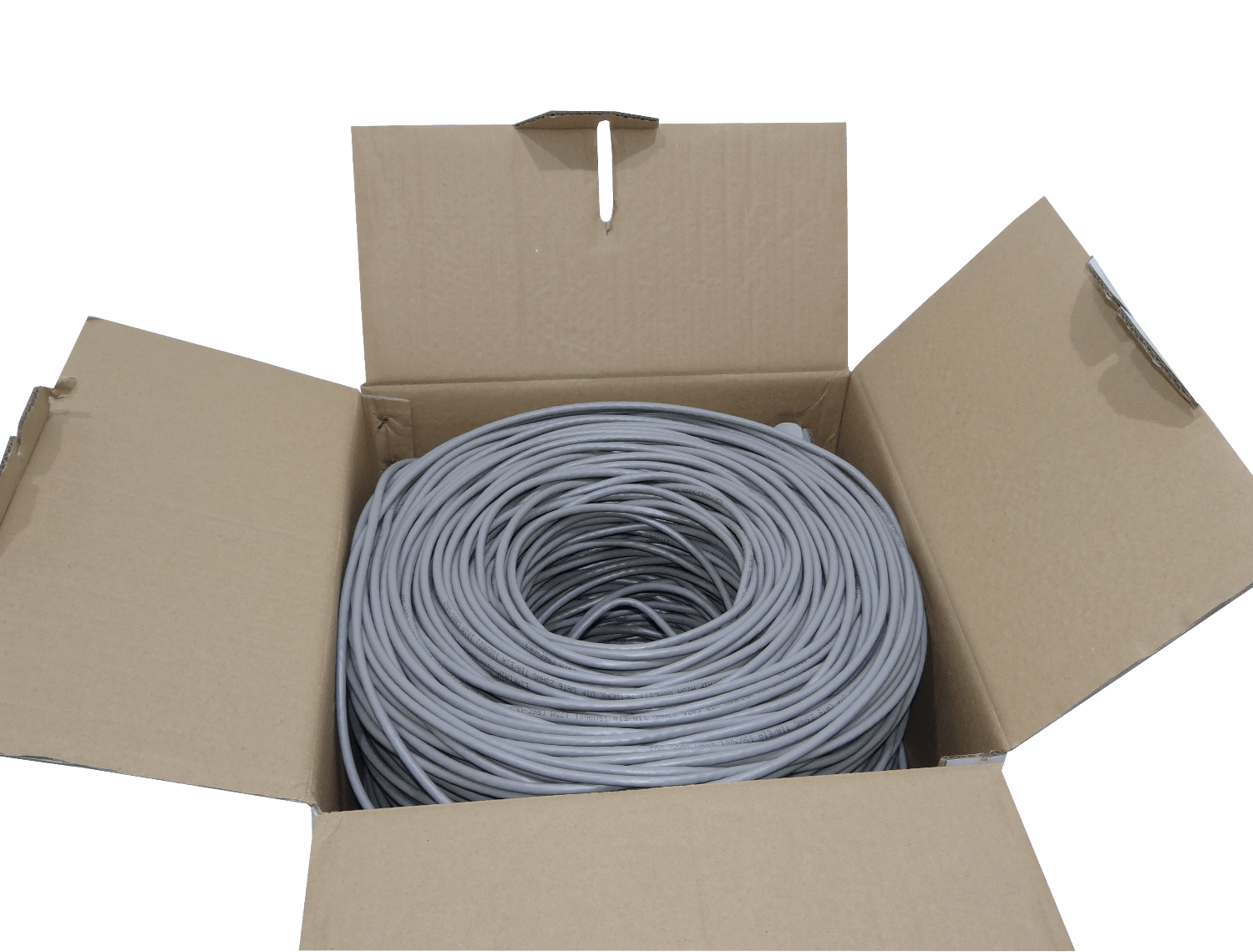 Caja Cable UTP LINKCHIP Cat5e Gris AWG24/0.45mm PVC Unifilar 305mt 3