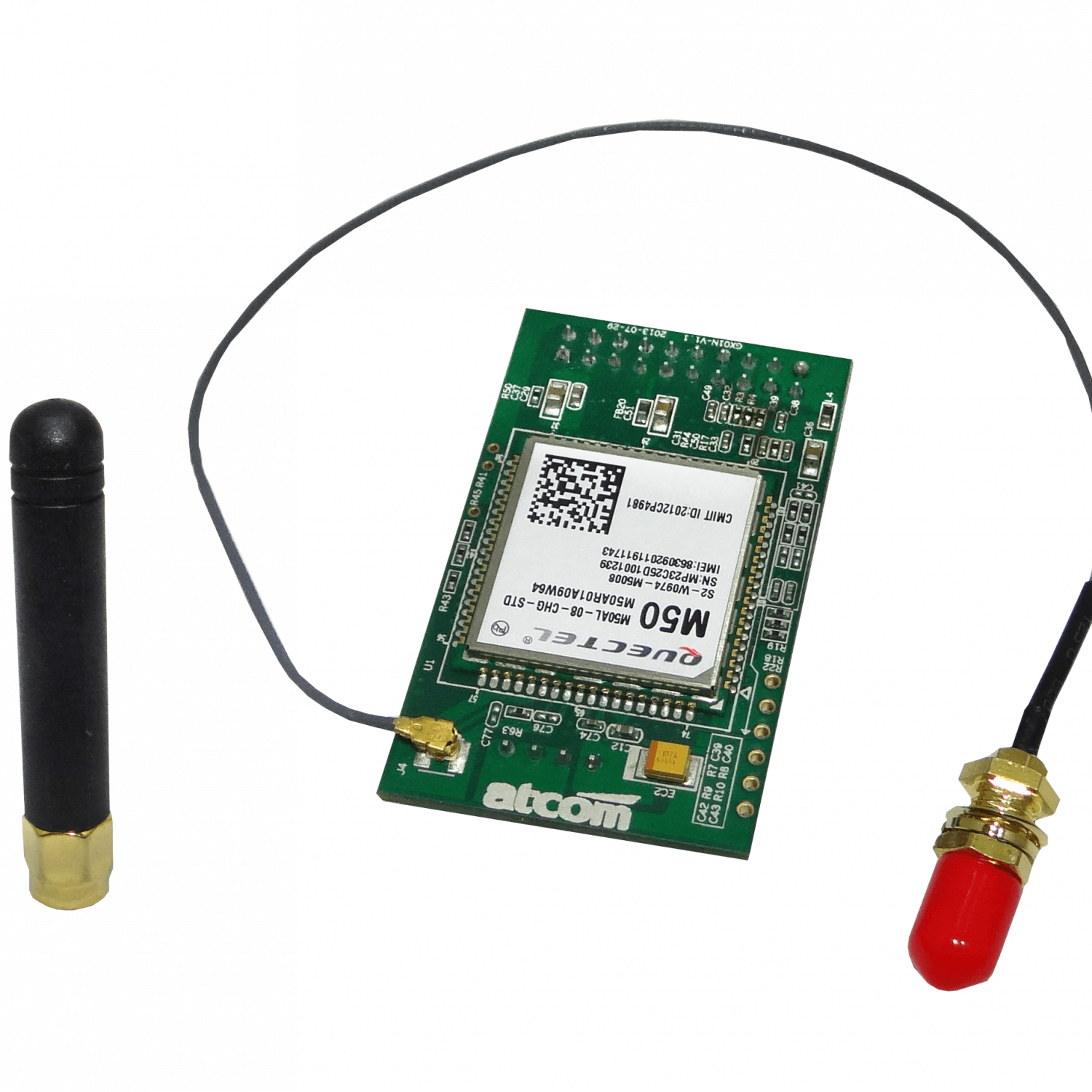 ATCOM MODULO 1-GSM 1-RPSMA-HEMBRA INC-ANTENA P/AXE-2G4AN/4GN M50AL 2
