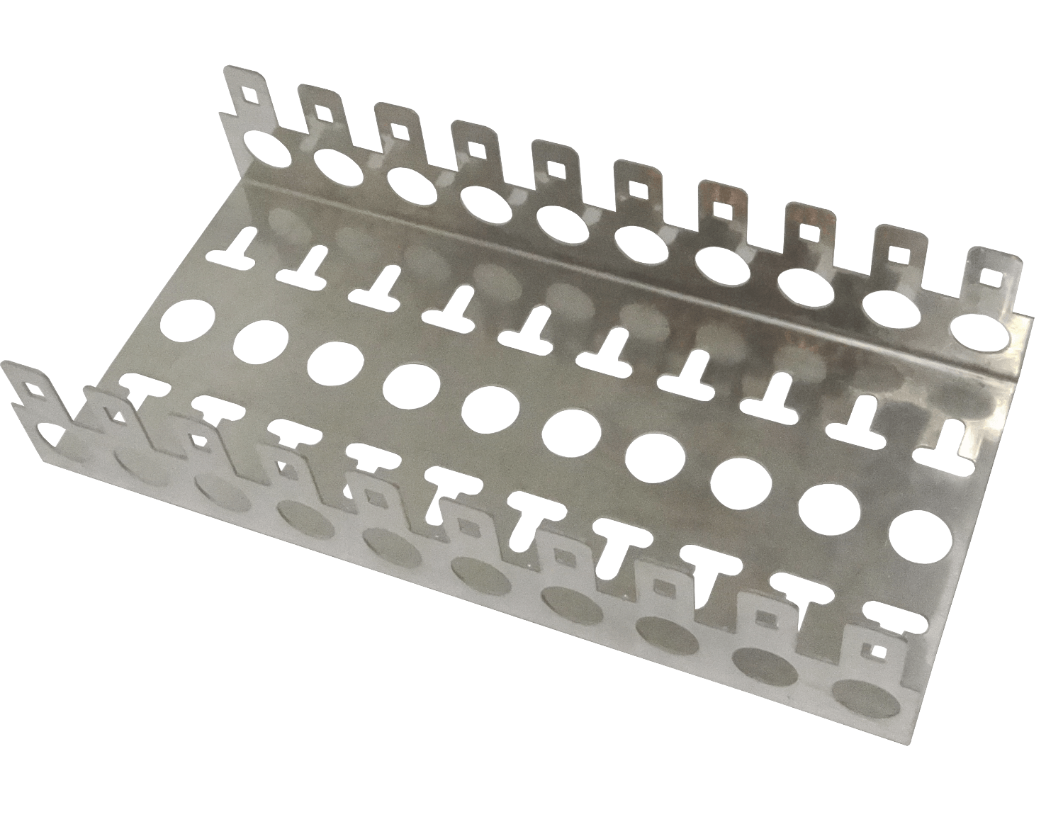 100-Pares 22mm 10-KRONE Soporte Metalico Base 10-Regletas 2