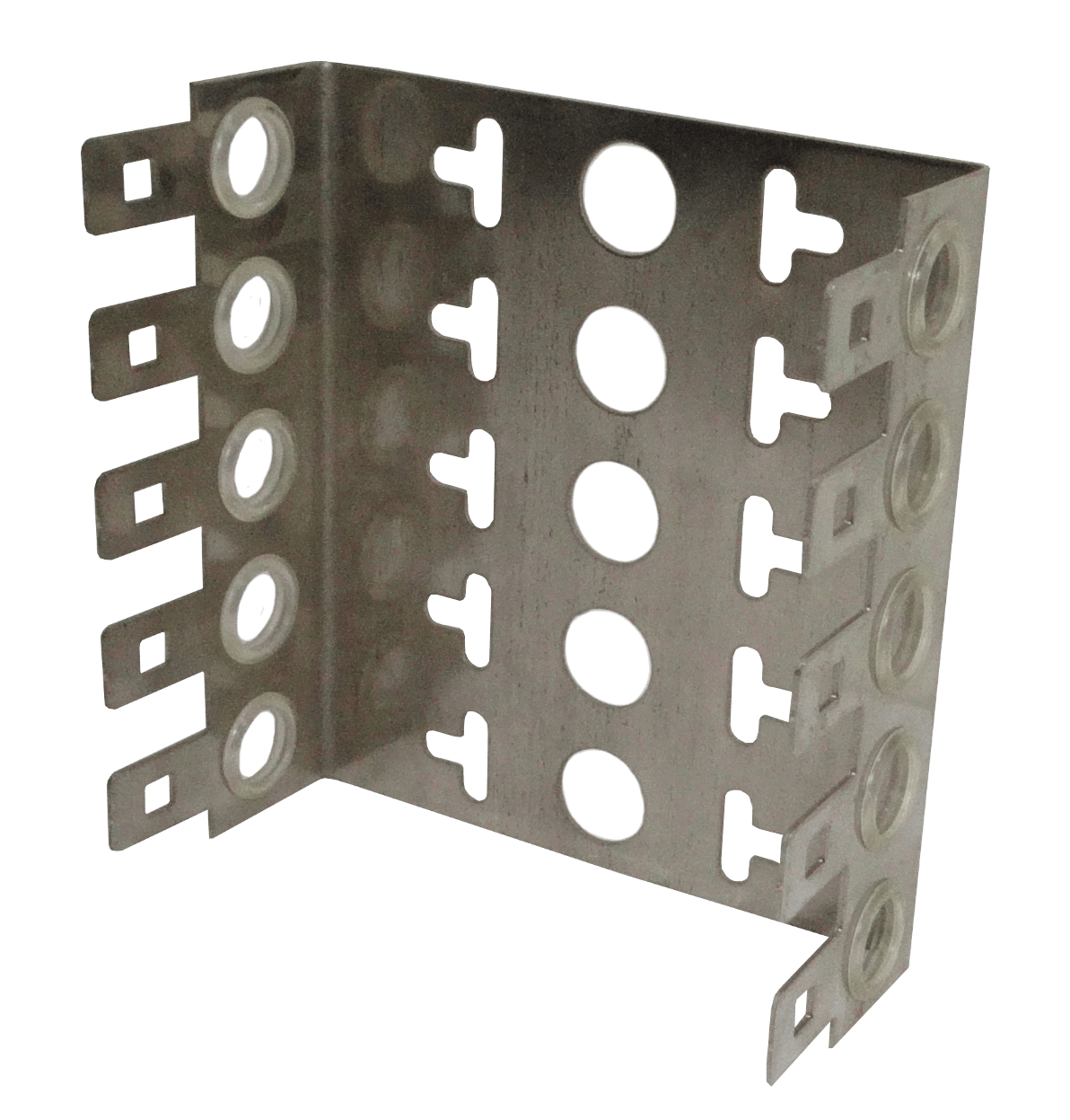 50-Pares 22mm 5-KRONE Soporte Metalico Base 5-Regletas 1