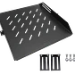 Bandeja Ventilada Ajustable LINKMADE RB1-CA5VL 1U 50cm Fondo Negra Central - Miniatura 3
