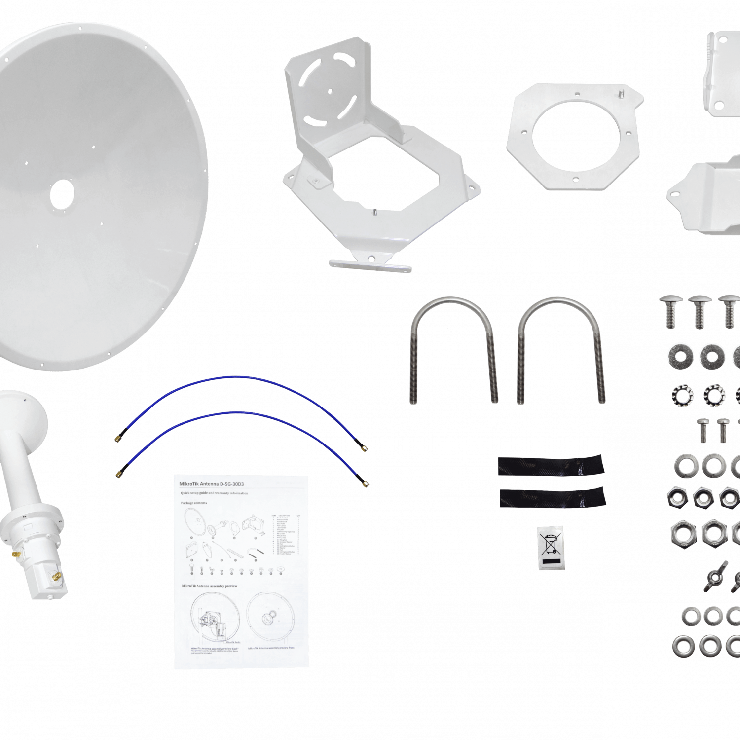 MIKROTIK MtjeSimple 30dBi 3º 700mm 4,7-5,9GHz 2x2 2-RPSMA-M/H Antena 4