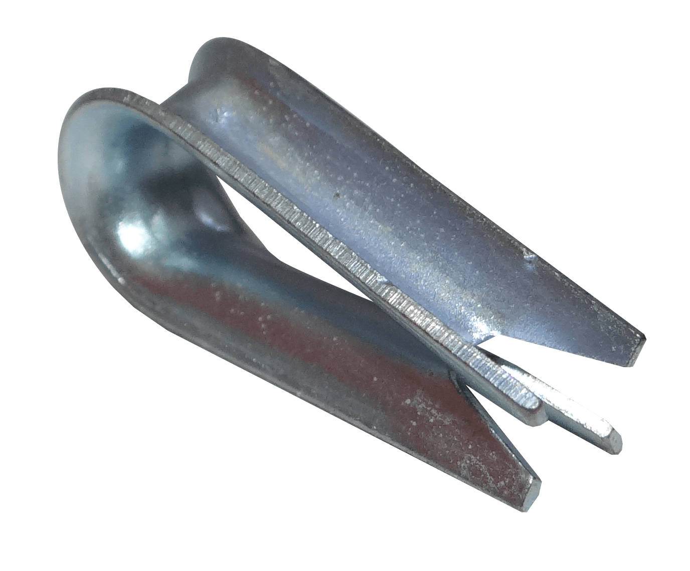 Pasacabo Zincado Gancho para Piola Acero Thimble 1