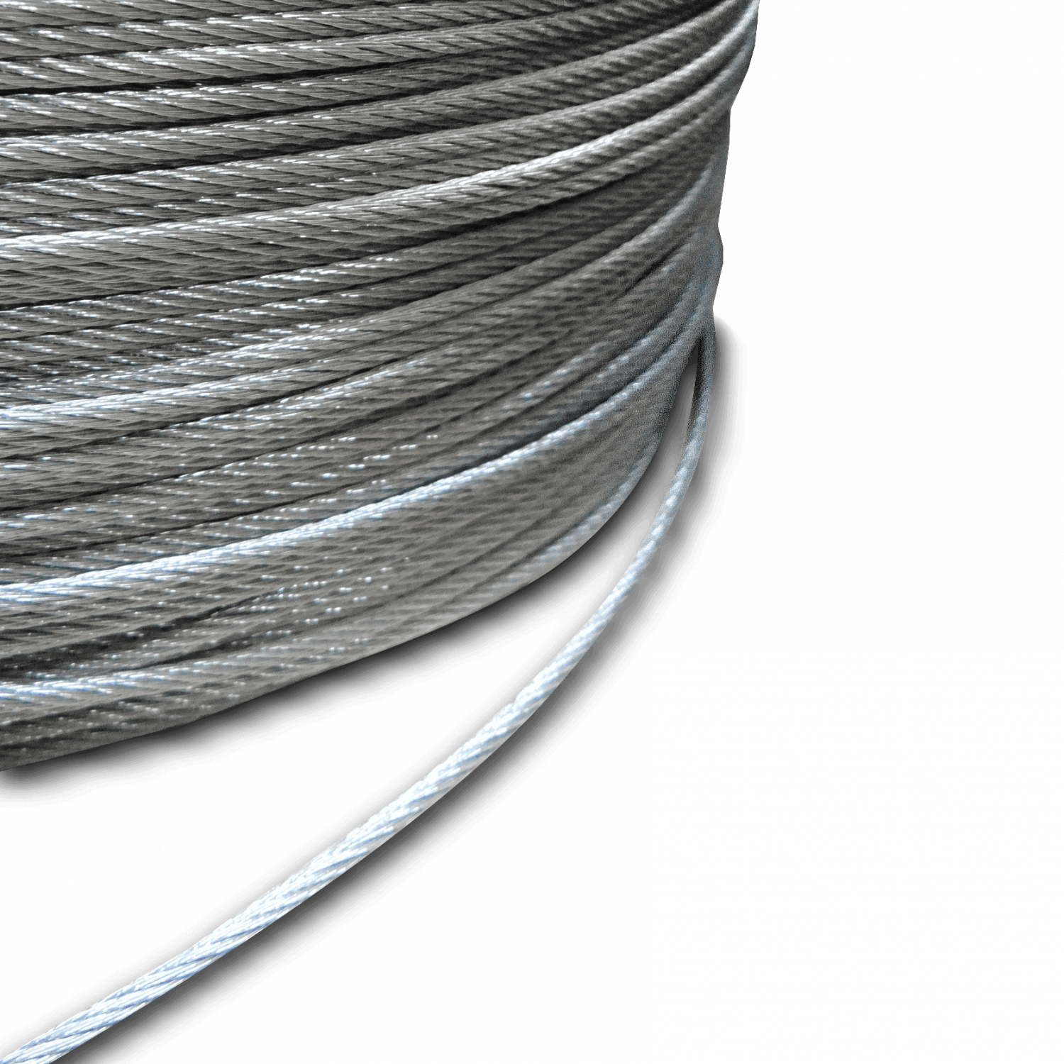 Cable Acero Zincado 3mm 7x7 por-Metro Zinc-Plated 1