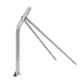 Soporte Trípode Zincado, Pintado UV, 80cm, 2 Patas, Ajustable 120-200cm - Miniatura 3