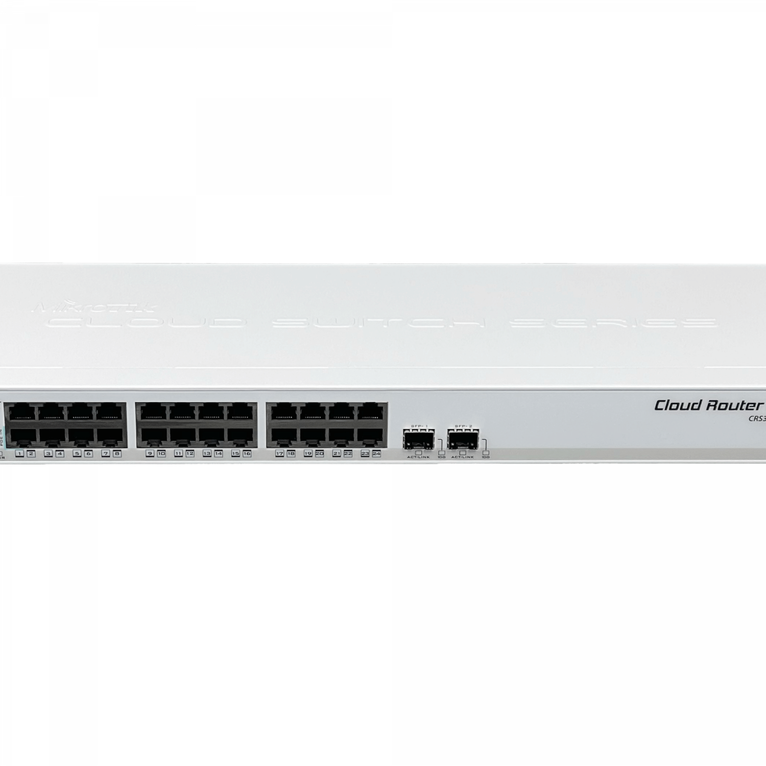 Switch MikroTik CRS326-24G-2S+RM 24x Gigabit 2x SFP+ 10G Rack Dual Boot RouterOS/SwOS 7