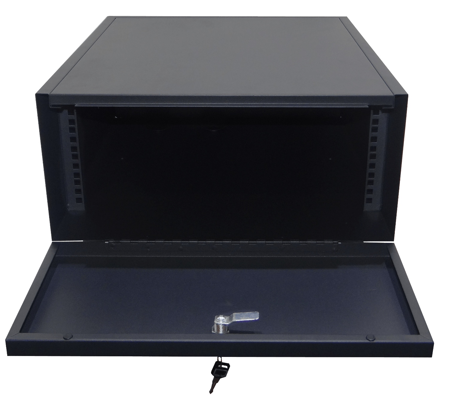 Gabinete Seguridad LINKMADE RK04-6LF 4U Fondo 60cm Negro Puerta de Fierro 5