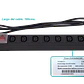 PDU 16A con 8 Enchufes C13, Entrada Schuko, Rack 1U, Interruptor Piloto - Miniatura 2