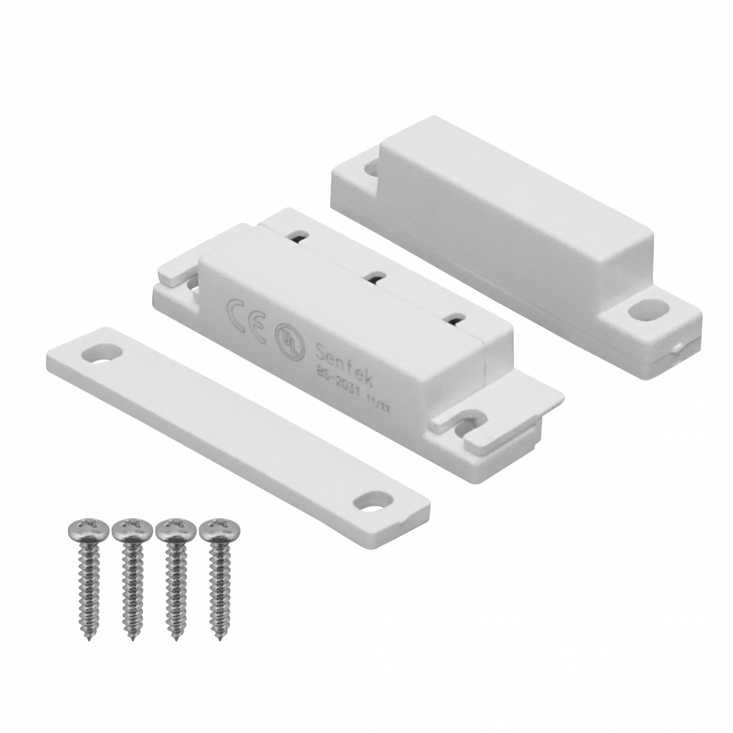 Sensor Magnético Bestkey DS-BLANCO1 para Puertas y Ventanas, 2C, Montaje con Tornillos 2