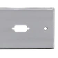 Faceplate VGA Metalico LINKMADE FP1MV 1U 70x114mm Requiere VGA HH - Miniatura 1