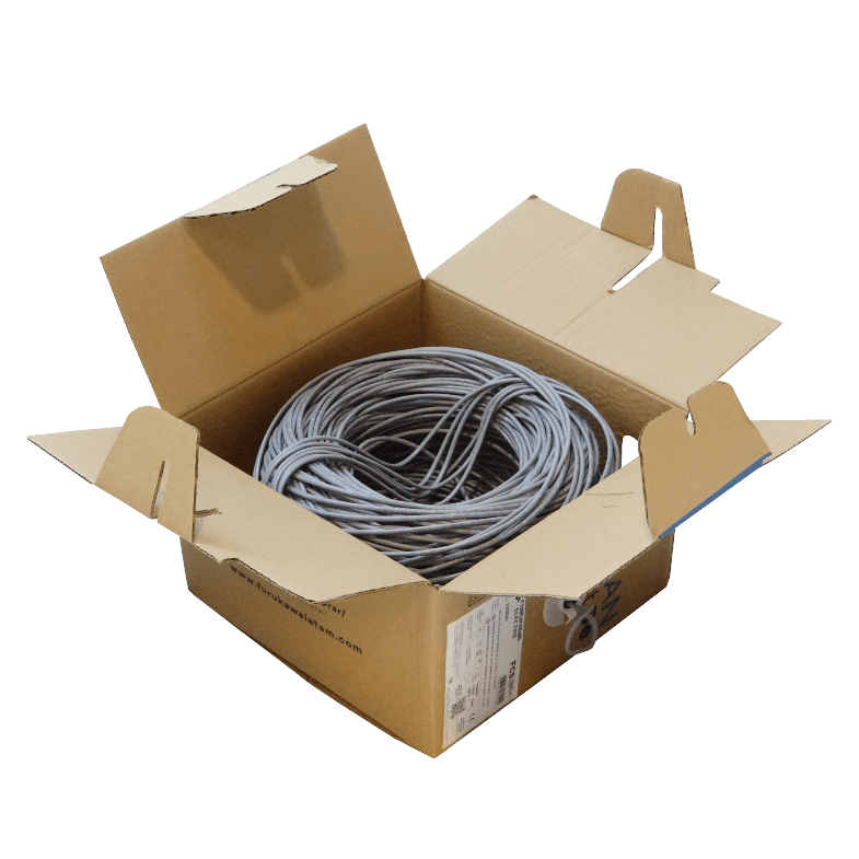 Caja Cable FURUKAWA CAT5E UTP Gris 305m Unifilar Multilan IEC60332-1 2