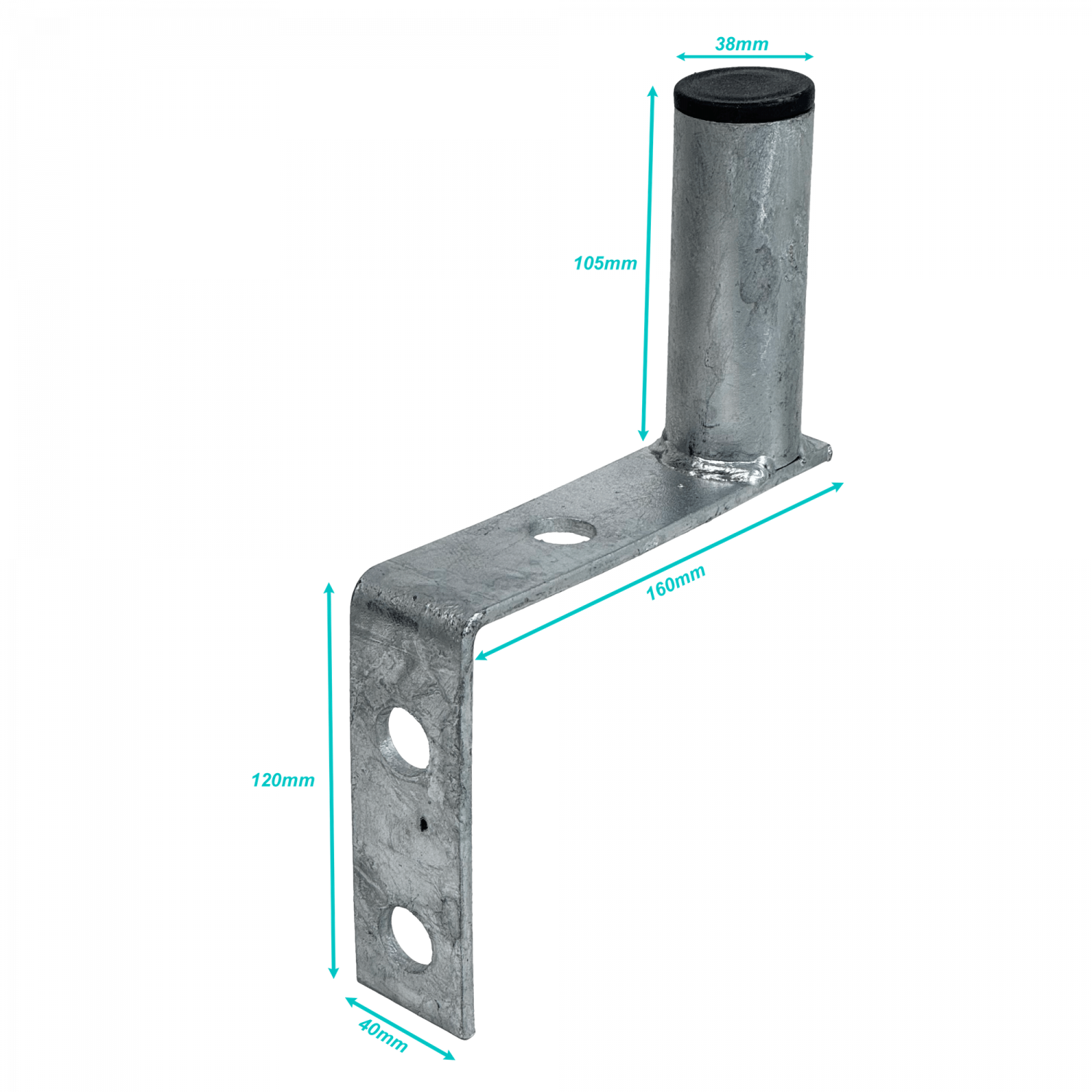 Tipo-S Soporte Metalico Fierro a Muro Wallmount Brackett 5