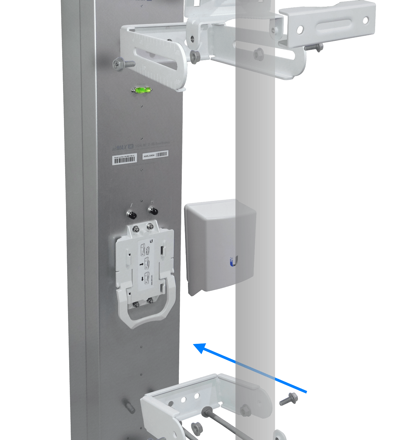 UBIQUITI 21dBi 60º 5GHz Antena Sectorial 2-RPSMA-M/H 5