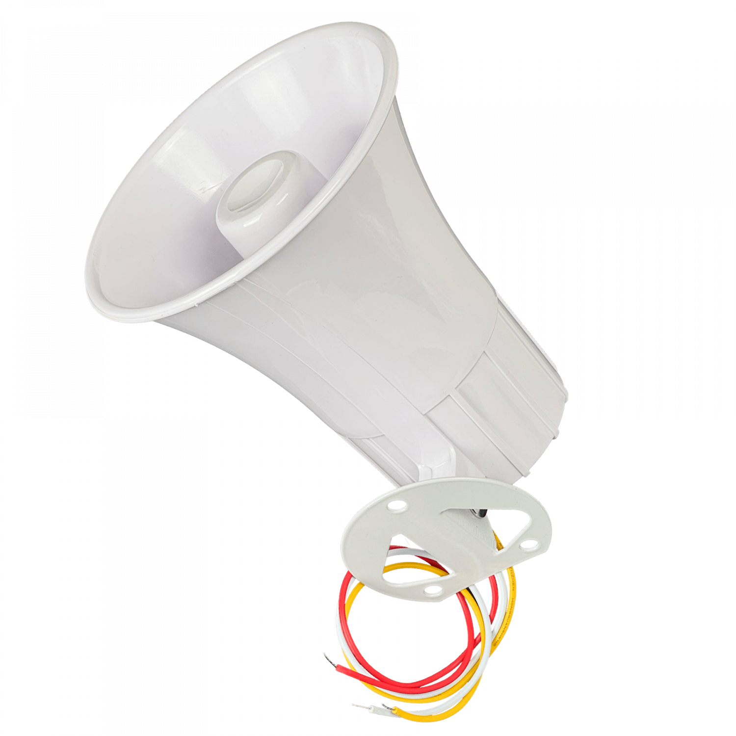 Sirena Blanca 20 watt doble tono exterior 6-12V 110 dB 3