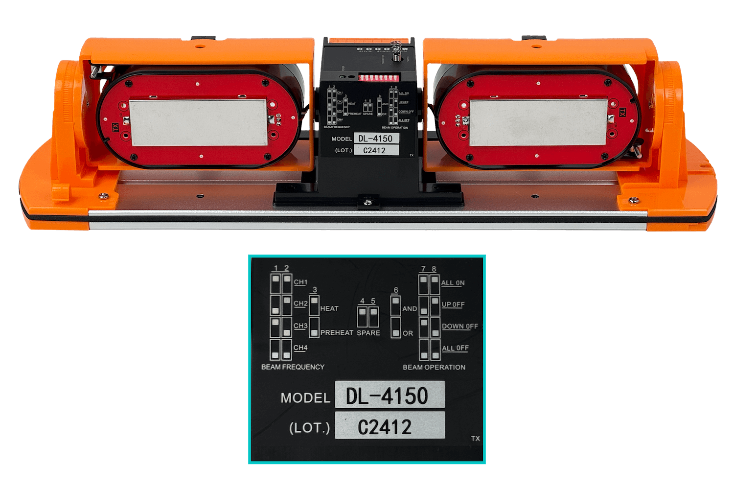 Infrarrojo 2-haz 150mts Interior-Exterior 9-30VDC 9-20VAC Rayo Lineal 3