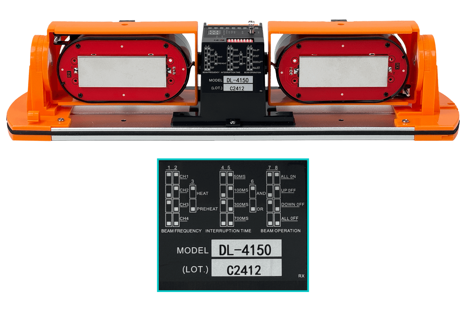 Infrarrojo 2-haz 150mts Interior-Exterior 9-30VDC 9-20VAC Rayo Lineal 7