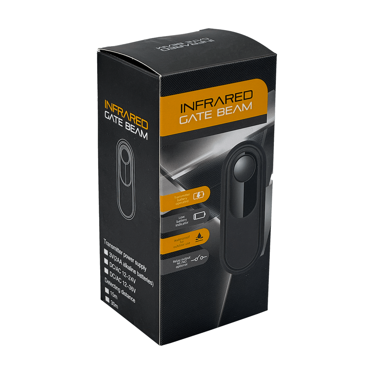 Sensor Infrarrojo Activo ABT-30 2 Haces 30m Interior/Exterior 12-36VDC 6