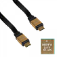 Cable HDMI 20m Plano v1.4, HDMI-M a HDMI-M, Negro, 3D - Miniatura 3